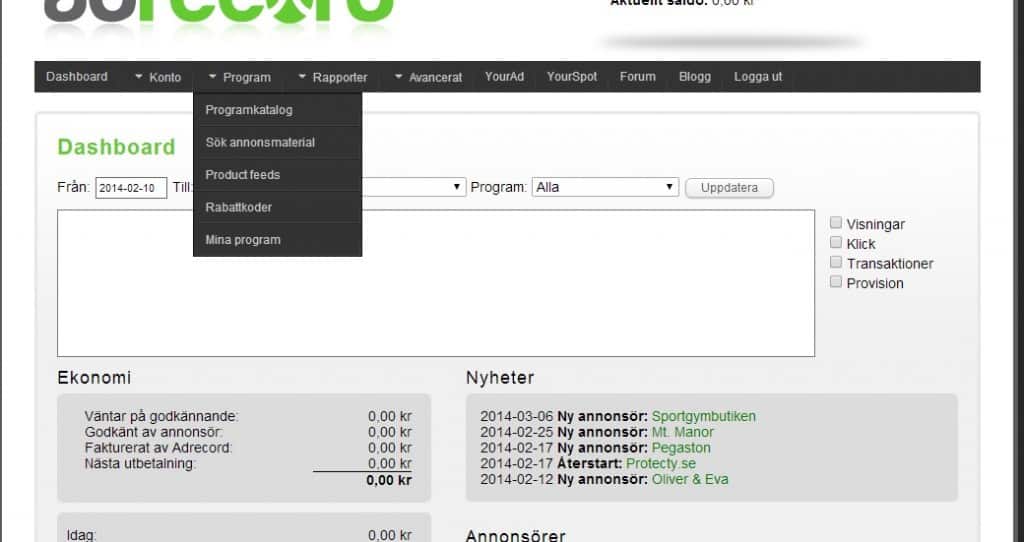 Adrecord hitta affiliateprogram
