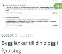 bygg länkar till din blogg i fyra steg