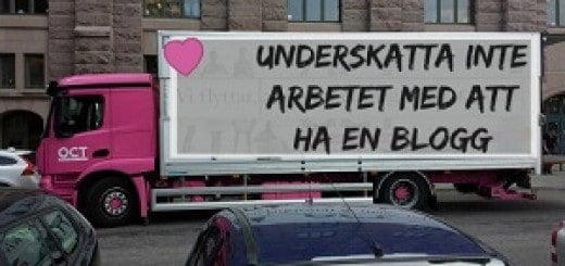 arbetet med att ha en blogg liten
