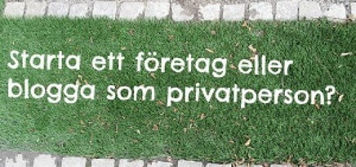 starta ett företag för en blogg-liten