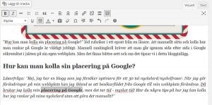 sökoptimera fler läsare till blogg