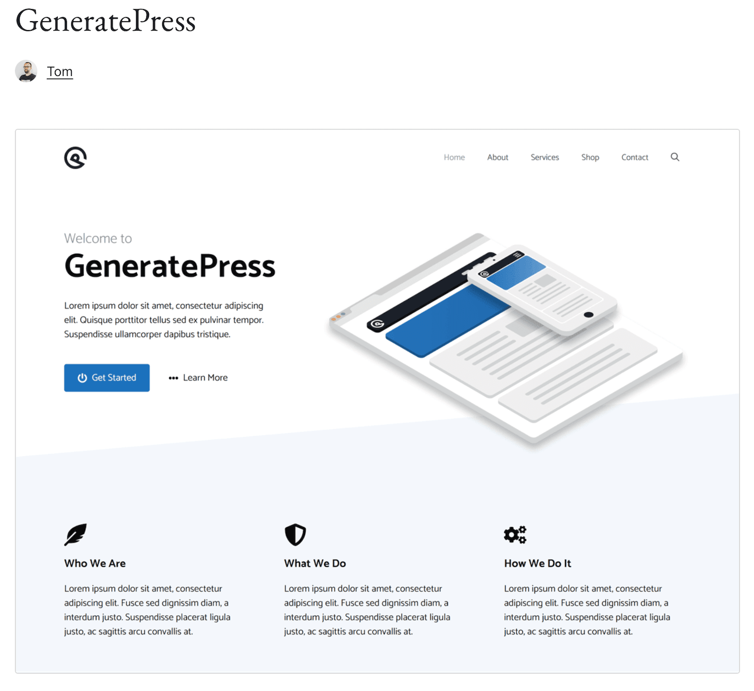 GeneratePress