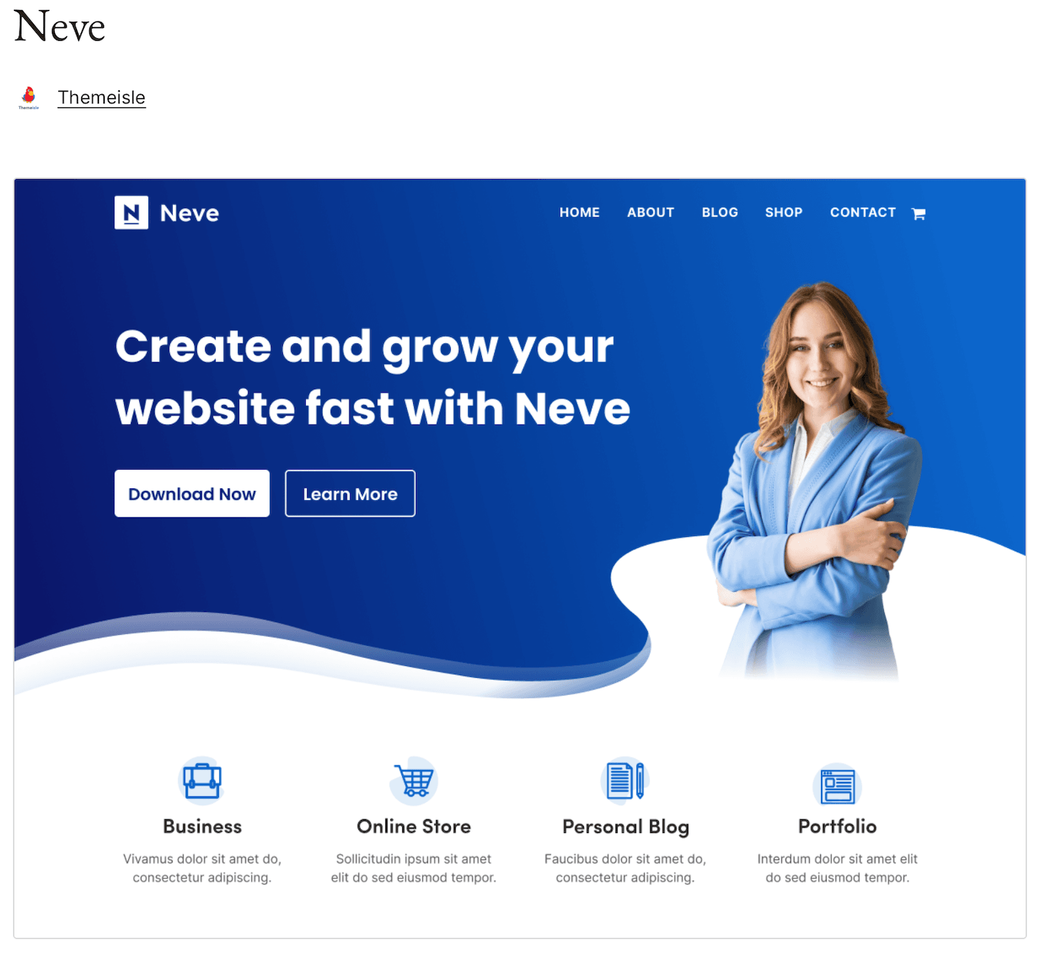 Neve wp-tema