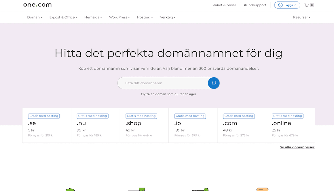 One.com domän