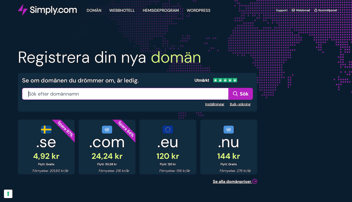 Simply.com domän