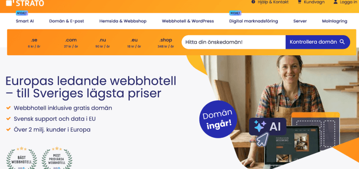 Strato webbhotell